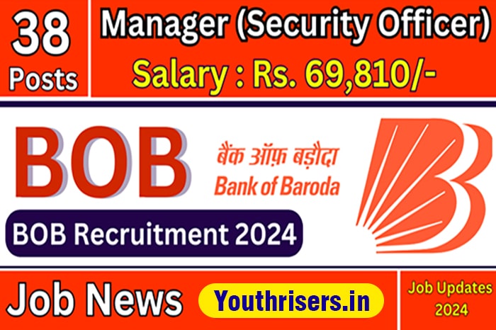 Bank of Baroda (BOB) Manager (Security Officer) Online Form 2024 बैंक ऑफ बड़ौदा प्रबंधक (सुरक्षा अधिकारी) ऑनलाइन फॉर्म | Last Date to Apply Online: 08-02-2024