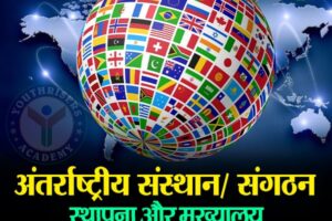 अंतर्राष्ट्रीय संस्थान / संगठन - स्थापना और मुख्यालय International Institutions/Organisations - Establishment and Headquarters